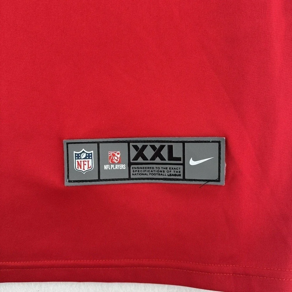 Nike Mens XXL San Francisco 49ers Deebo Samuel 19 Jersey Red 75th Anniversary